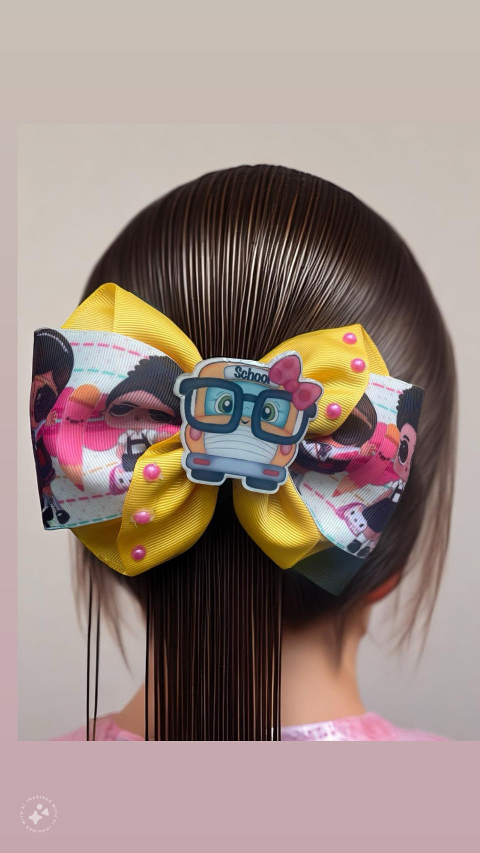 School Hair Bow  Hair Bow for School  Hair Accessories for School  Back to School Ribbons Hair Bow