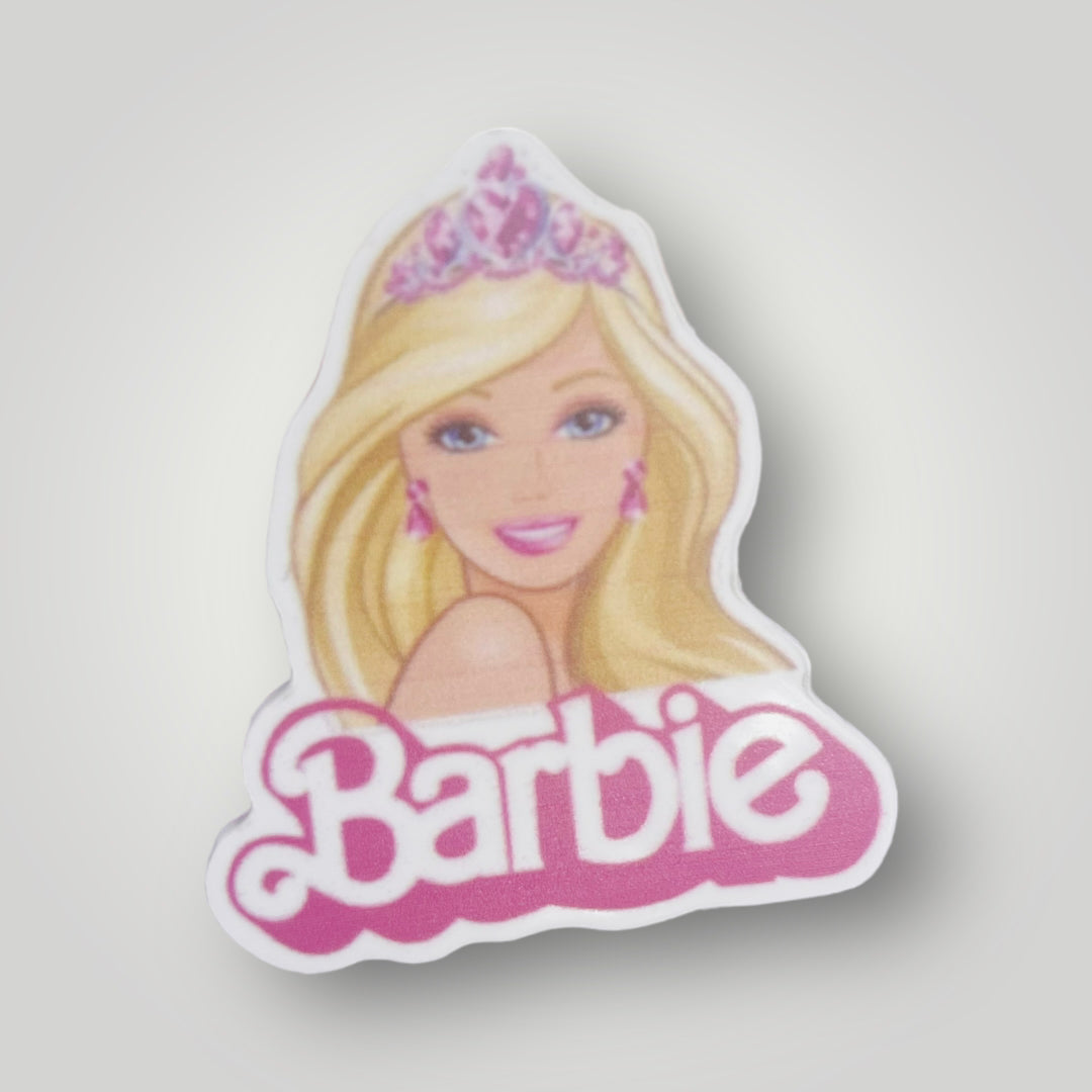 Vinyl Barbie Hair Bow Barbie Hair Clip Handmade Hair Bow