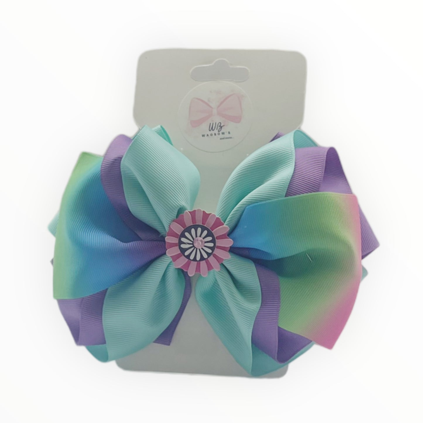 BACKPACK AND BOW BUNDLE FLOWERS