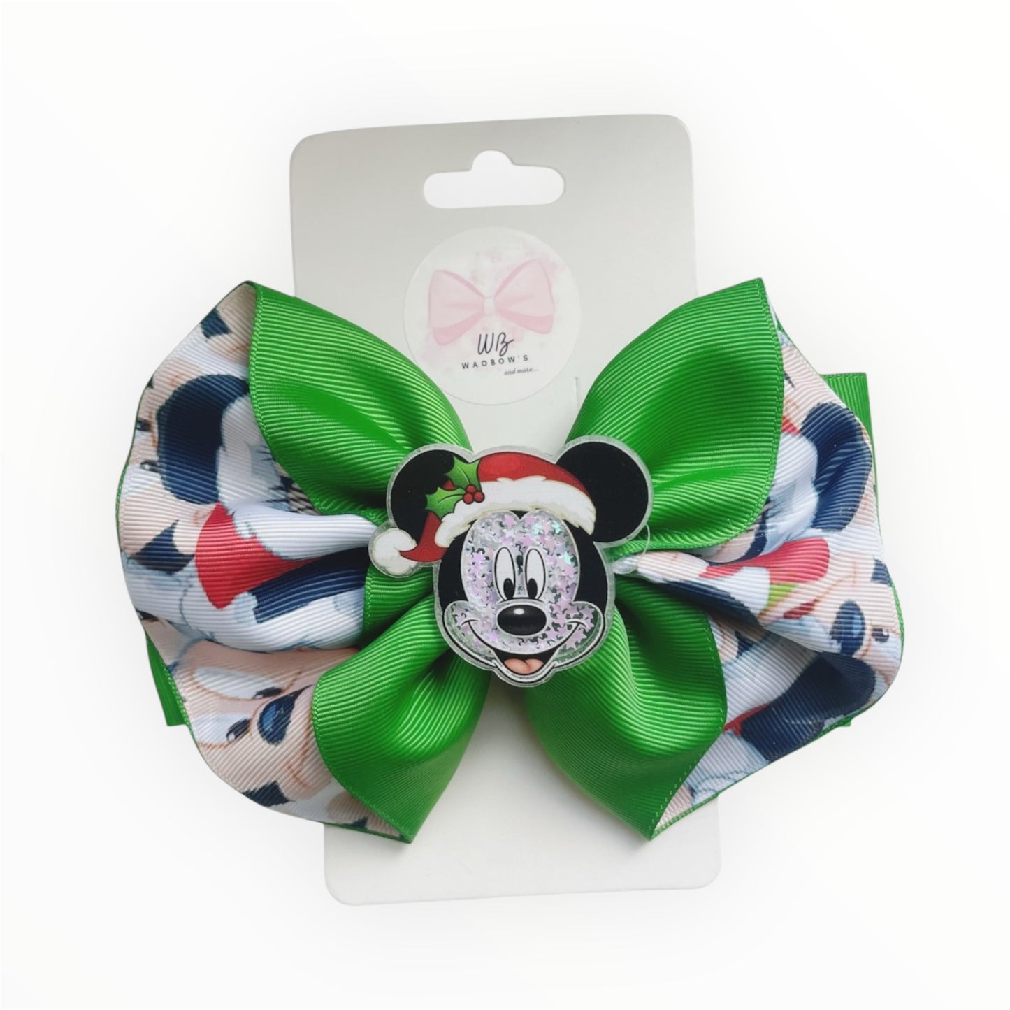 Christmas Hair Bow. Mickey Cgrustmas Hair Bow  Hair Accessories For Christmas