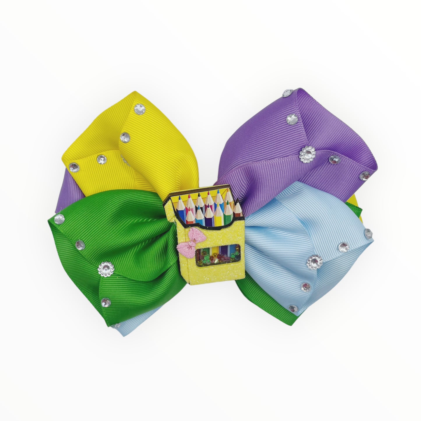 Backtoschool Hair Bow  School Hair Bow  Hair Accessories for School  Ribbons Hair Bow For School