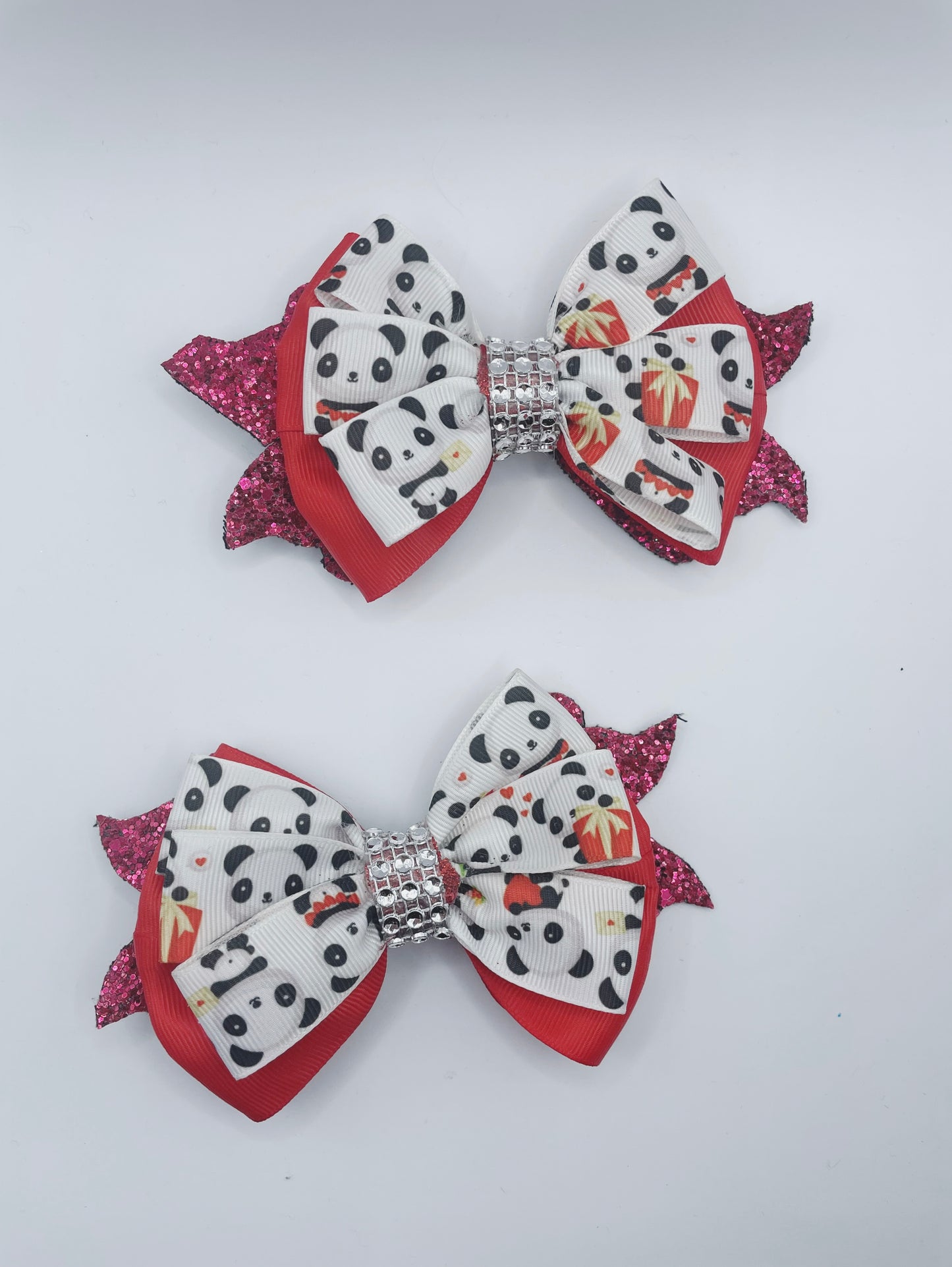 Pair of Bows for Infants Toddlers Kids Teens Alligator Hair Clips for Girls Boutique Grossgrain Ribbons Pair of Bows Hair Clips for Girls Handmade Girl Pair of Bows